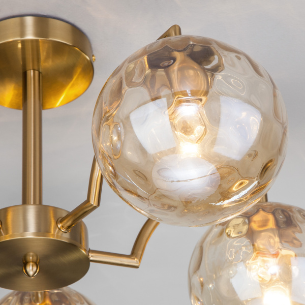 Купить Eurosvet 30178/5 Светильник потолочный/ латунь a056067