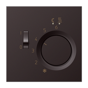 JUNG LS 990 Dark Накладка регулятора теплого пола (мех. FTR231U) ALFTR231PLD
