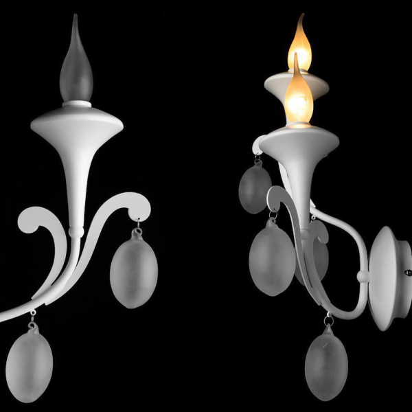 Купить Arte Lamp Montmartre Белый Бра 40W E14 A3239AP-2WH