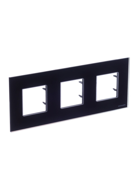 Купить ABB NIE Zenit Стекло белое Рамка 3-я 2+2+2 мод 2CLA227300N3001