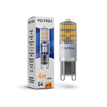 Voltega VG9-K2G9warm4W Капсула G9 2800К 4W (7124)