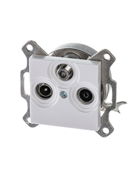 ABB EPJ Levit жемчуг / ледяной Розетка TV-R-SAT, жемчуг 2CHH083303A6068