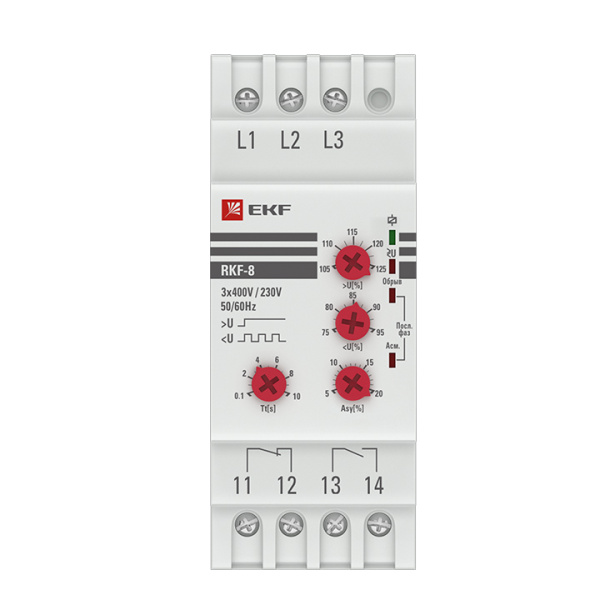 Купить EKF PROxima Реле контроля фаз многофункциональное RKF-8