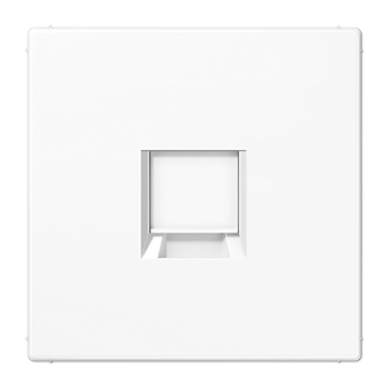 JUNG Плата (фиксация защёлкиванием) для одного модуля термопласт белый LS1969-15WEWW