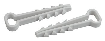 ЭРА Дюбель хомут ЭРА DXP-5-10-w-10 для плоского кабеля 5-10 мм белый 10шт