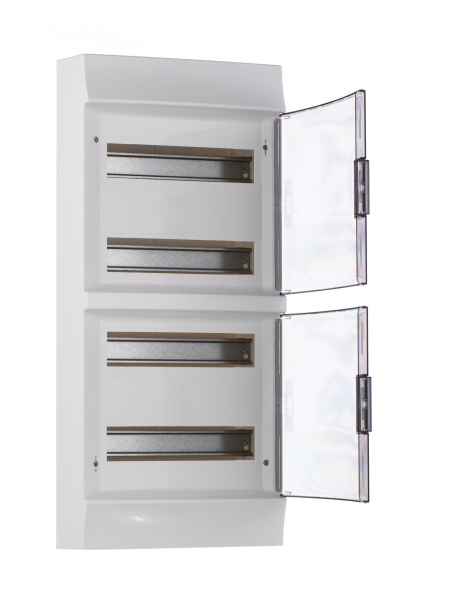 Купить ABB Mistral41 Бокс настенный 48М прозрачная дверь (с клемм) 1SPE007717F9995