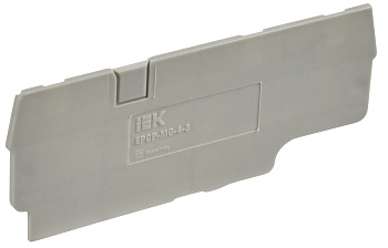 IEK Заглушка для CP-MC 3 вывода 4мм2 серая