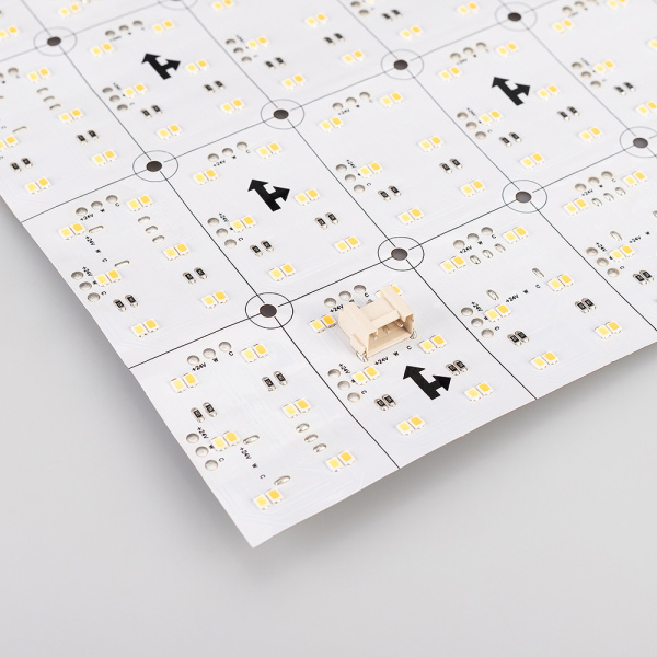 Купить Arlight Лист LX-480-2835-576-24V White-MIX CRI90 (240mm, 15W, IP20) (-) 028844