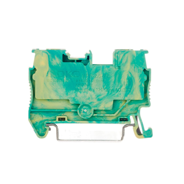 Купить DKC Nuputuk Клемма заземления, зажим push-in, 2 точки подключения, 2.5 кв.мм