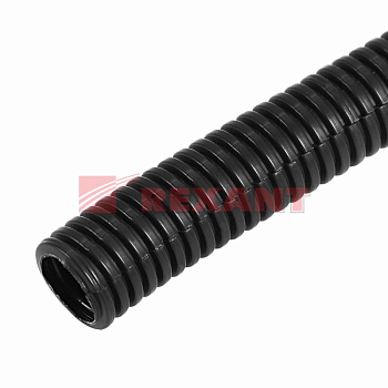 Труба автомобильная гофрированная 12,7 мм ПП 50 м разрезная Rexant 15-1350