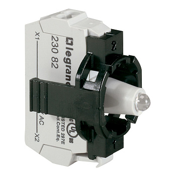 Legrand Osmoz Комплектующий блок для диффузоров для комплектации с подсветкой пружин. клеммы 230 В~ зеленый 1 пост 023132