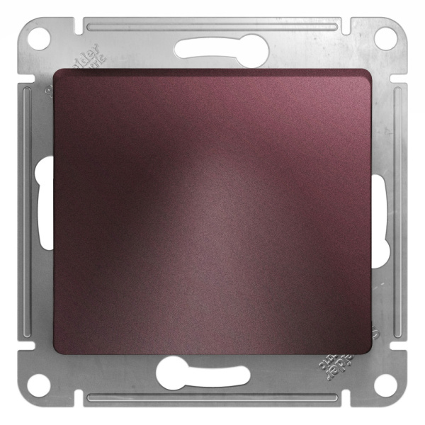 Systeme Electric Glossa Баклажановый Вывод кабеля