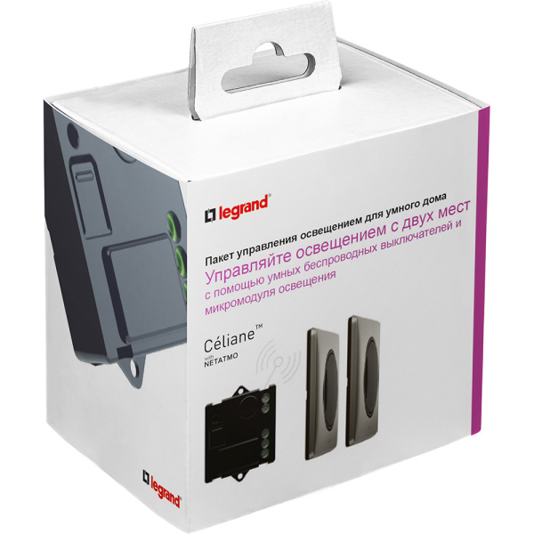 Купить Legrand NETATMO Celiane Грифель Пакет управления освещением с двух мест 067627