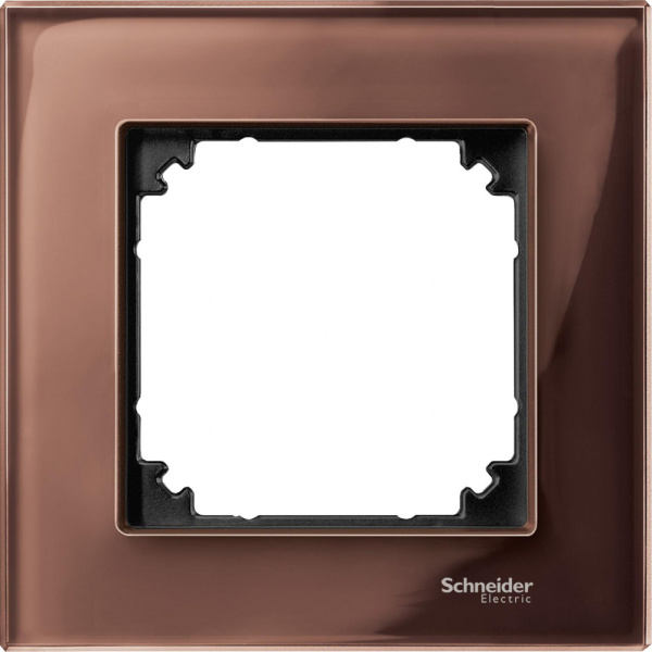 Купить SE Merten SM M-Elegance Стекло Махагон Рамка 1-ая MTN4010-3215