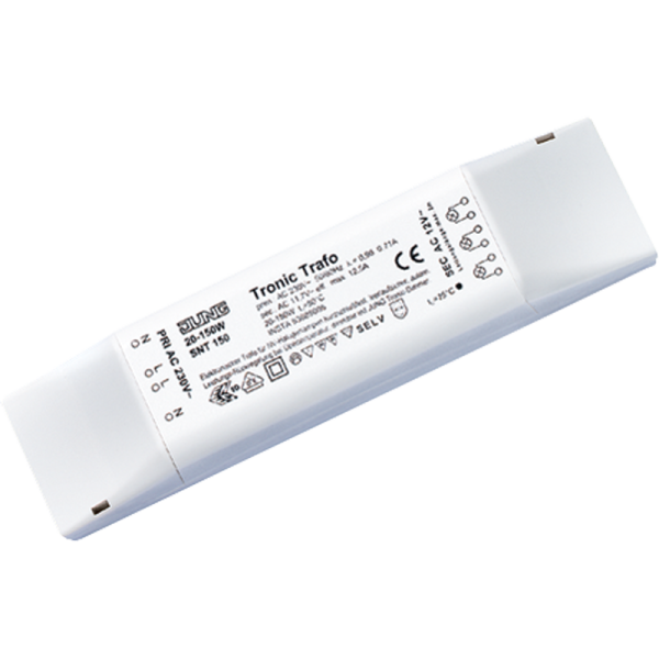 JUNG Трансформатор электронный для низковольтных галогенных ламп 20-150W SNT150 JUNG Трансформатор электронный для низковольтных галогенных ламп 20-150W SNT150