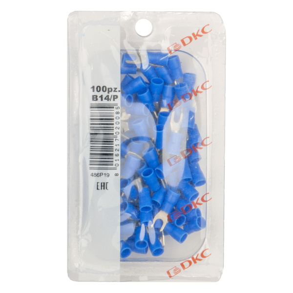 Купить DKC Наконечник вилочный с изолир.фланцем 1,5-2,5 кв.мм 4,1 мм (НВИ)