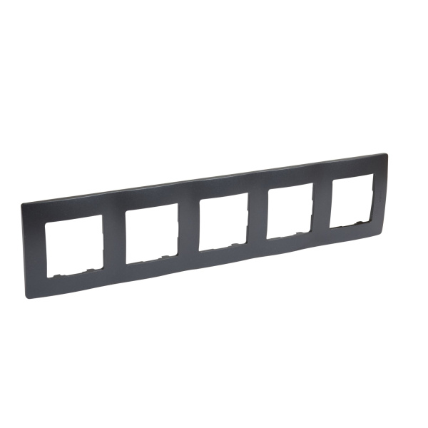 Купить Legrand Etika Антрацит Рамка 5-ая 672585