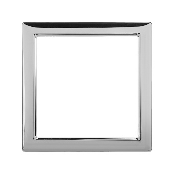 DKC Декоративная вставка для металлических рамок Avanti хром, 1 пост (2 мод.)