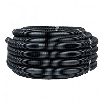 EKF PROxima Труба гофр. FRHF с зондом d40мм (25м.) черная Plast