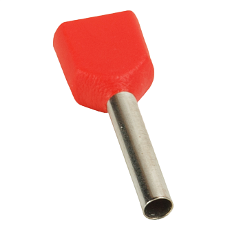 КЭАЗ Наконечник штыревой втулочный под два провода НШвИ2 OptiKit T-Shv2-PVC- 1,5-12(100шт)