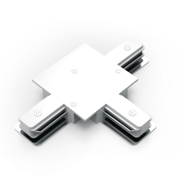 Купить Gauss Коннектор для встраиваемых трековых шинопроводов (T) белый TR136