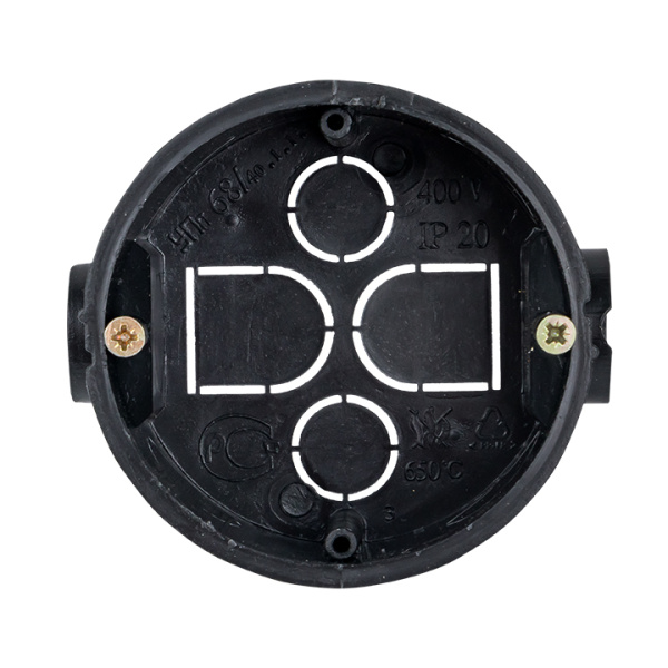 Купить EKF PROxima Коробка установочная приборная КМТ-010-044 со стыковочными узлами и саморезами для твердых стен (71х42)