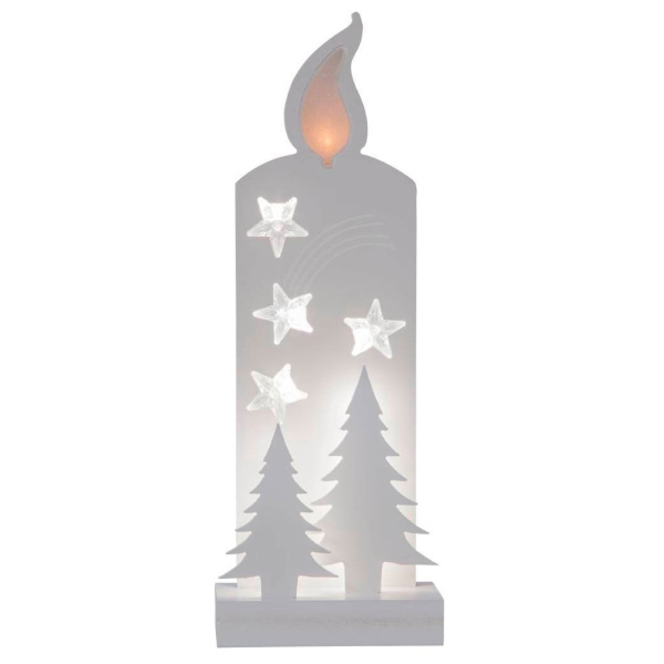 Eglo 650-17 Светильник GRANDY, 12X0,06W (LED), 3V, 36х13 см, дерево ,белый, 3x АА (не в комплекте)