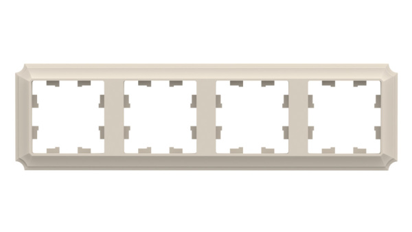 Systeme Electric AtlasDesign Antique Бежевый Рамка 4-ая, универсальная