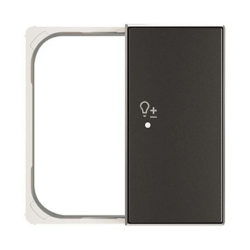 ABB SKY Черный бархат Клавиша двойная правая free@home светорегулятор 2CLA852640A2501