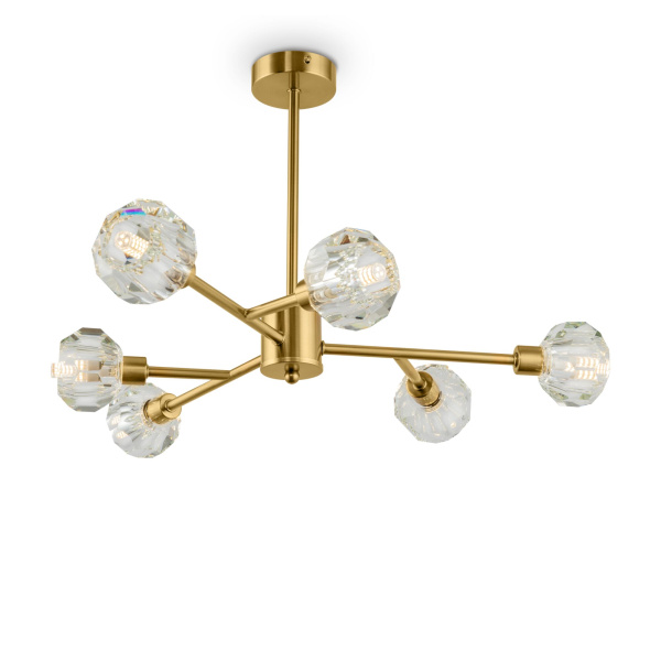 Freya Crystal Grace Золотая бронза Люстра FR5114PL-06BZ Купить Freya Crystal Grace Золотая бронза Люстра FR5114PL-06BZ