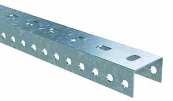 DKC П-образный профиль PSM, L6000, толщ.2,5 мм, горячеоцинкованный