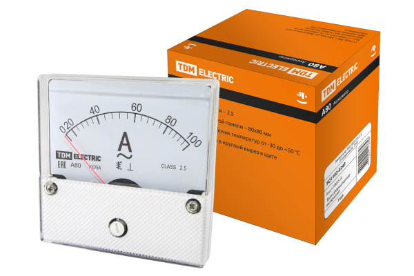 TDM Амперметр А80  100А/5А-2,5, (поверенный), SQ1102-0243