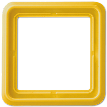 JUNG рамка однопостовая, жёлтый CD581GLGE