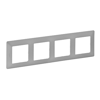 Legrand Valena LIFE Алюминий Рамка 4-ая 754134