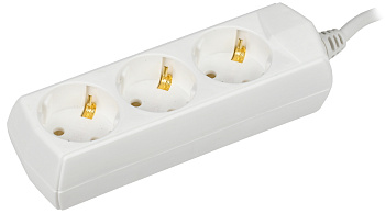 IEK GENERICA Удлинитель У03 3 места 2P+PE/1,5м 3х1мм2 10А/250В GENERICA WYP10-10-03-D15-Z-G