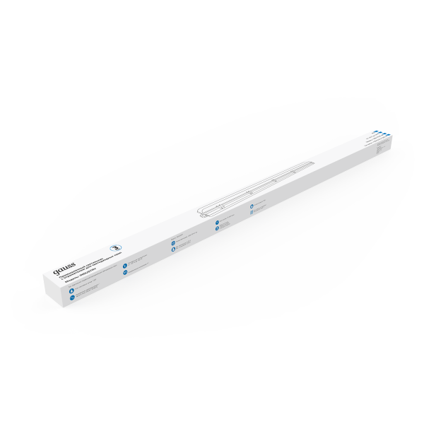 Gauss Светильник линейный СПП-Т8-G13 INDUSTRY 220-230V IP65 1260*70*61мм для LED ламп 1х1200мм 909410112 Купить Gauss Светильник линейный СПП-Т8-G13 INDUSTRY 220-230V IP65 1260*70*61мм для LED ламп 1х1200мм 909410112