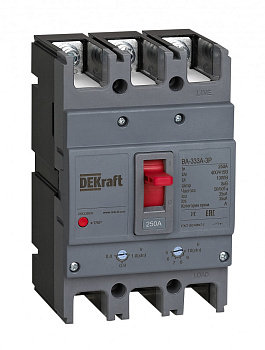 Dekraft Силовой автоматический выключатель 3P 200A 35кА ВА-333А