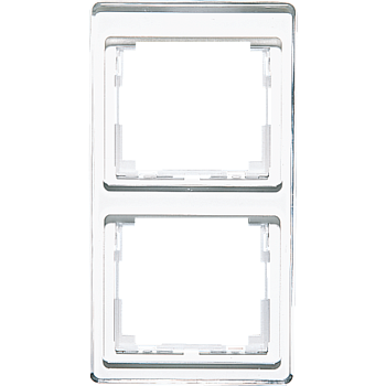 JUNG SL 500 Белая Рамка 2-ая вертикальная SL582WW