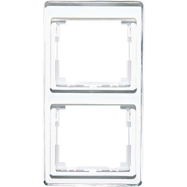 JUNG SL 500 Белая Рамка 2-ая вертикальная SL582WW