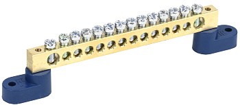 IEK Шина N ноль на двух угловых изол ШНИ-8х12-14-У2-С