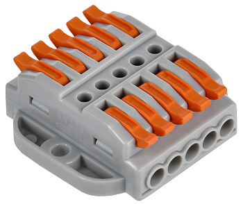 IEK Строительно-монтажная клемма СМК 222-4155P (4шт/упак)