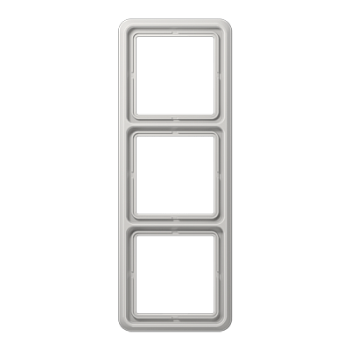 JUNG CD 500 Светло-серая Рамка 3-ая CD583LG