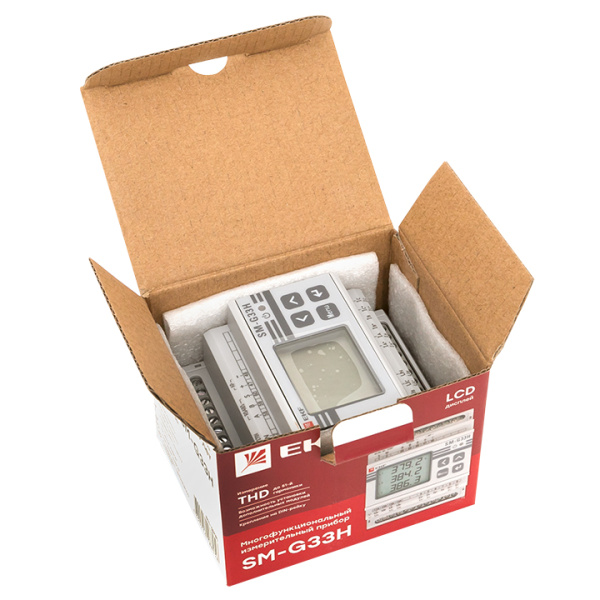 Купить EKF PROxima Многофункциональный измерительный прибор G33H с жидкокристалическим дисплеем на DIN-рейку