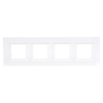 BT Axolute White Рамка 2+2+2+2 мод прямоугольная горизонтальная HA4802M4HHD