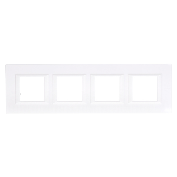 BT Axolute White Рамка 2+2+2+2 мод прямоугольная горизонтальная HA4802M4HHD