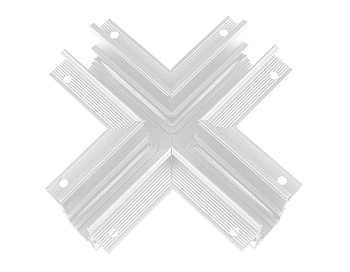 Ambrella Коннектор х-образный для встраиваемого шинопровода Magnetic GL3357 WH белый 170*170*46,8