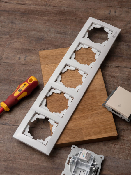 Купить EKF PROxima Валенсия рамка 5-местная белая