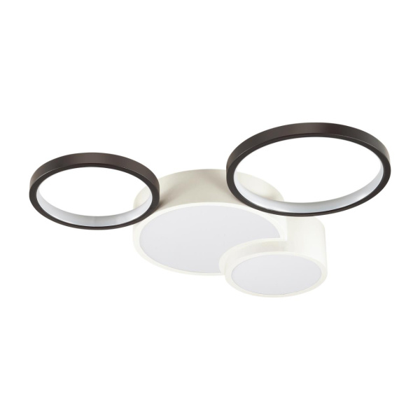 Lumion 5253/64CL LEDIO LN23 белый, черный Люстра потолочная диммир. с ДУ LED 64W 4224Лм 220V NORBERT