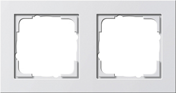 Gira E2 Белый матовый Рамка 2-ая 021222