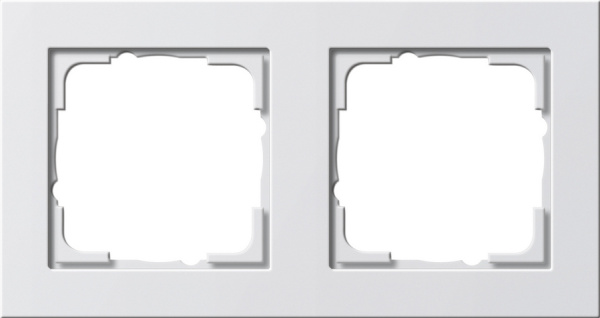 Gira E2 Белый матовый Рамка 2-ая 021222
